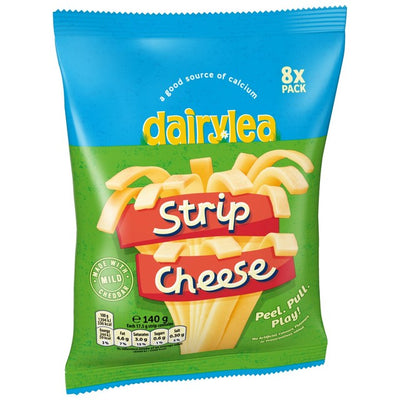 M&S Dairylea Strip Cheese 8 pakker Ostesnacks- Kjøp online hos McGrocer