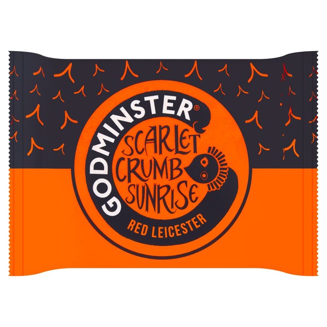 Godminster Scarlet Crumb Sunrise Red Leicester cheese 200g - British product