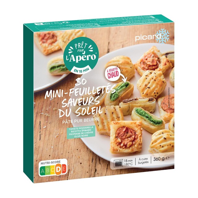 Picard assorted mini pastry appetizers 30 pack, imported from the UK