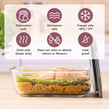 Kilner rectangle glass storage container 0.63 litre, UK version