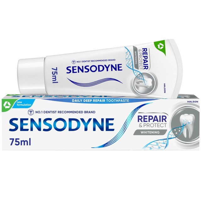 Sensodyne Repair & Protect Sensitive Whitening Toothpaste 75ml (British brand)