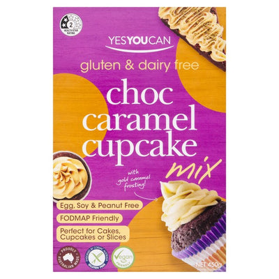 M&S YesYouCan Choc Caramel Gluten Free Cupcake Mix 450g- Buy online at McGrocer