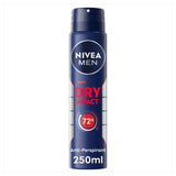 Nivea Men Dry Impact anti-perspirant deodorant spray 250ml, imported from the UK