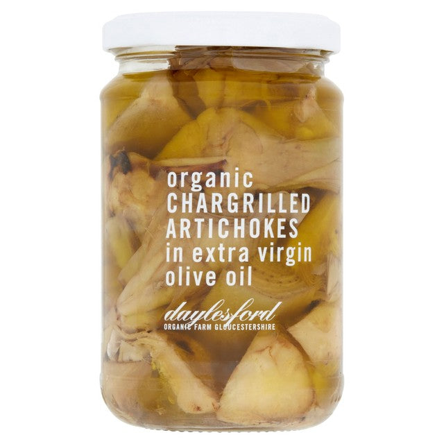 Daylesford Organic grilled artichokes in oil 280g - British product