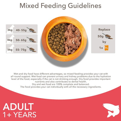 M&S IAMS Advanced Nutrition Adult Cat Food With Salmon Dry Cat Food 800g- Buy online at McGrocer