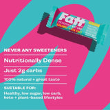 Fatt caramel nut bar sea salt ketogenic 30g - British product