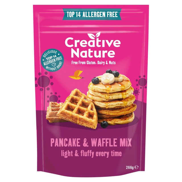 Creative Nature pancake and waffle mix 266g - British product