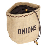 Natural Elements onion jute sack, imported from the UK