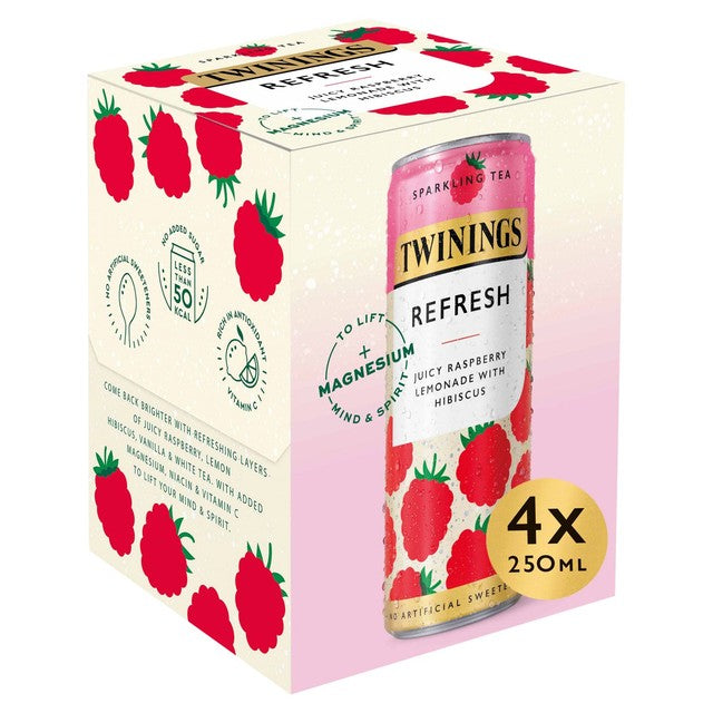 Twinings sparkling tea Refresh Multi raspberry lemon - British product