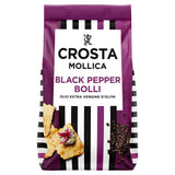 Crosta &amp; Mollica Bolli Crackers Black Pepper 150g - British product