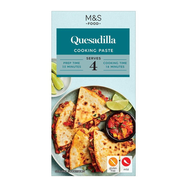 M&S Quesadilla cooking paste 50g, imported from the UK