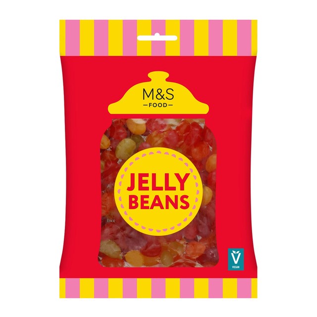 M&S Jelly Beans Fruit Flavour 180g, imported from the UK