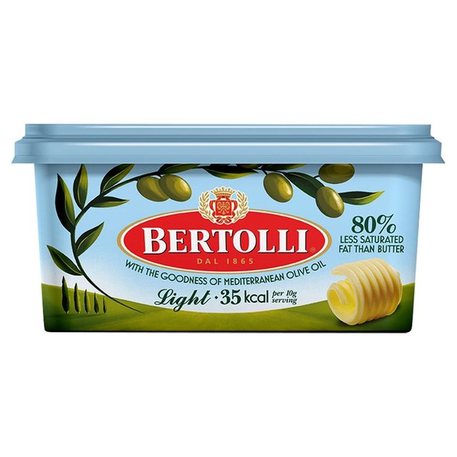 Bertolli Light Spread olive oil spread tub - British product