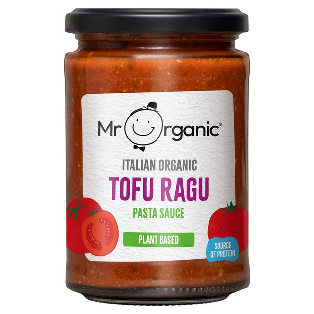 Mr Organic tofu ragu pasta sauce 350g, imported from the UK