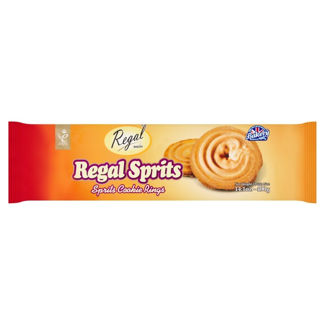 Regal Original Sprits biscuits 400g, imported from the UK