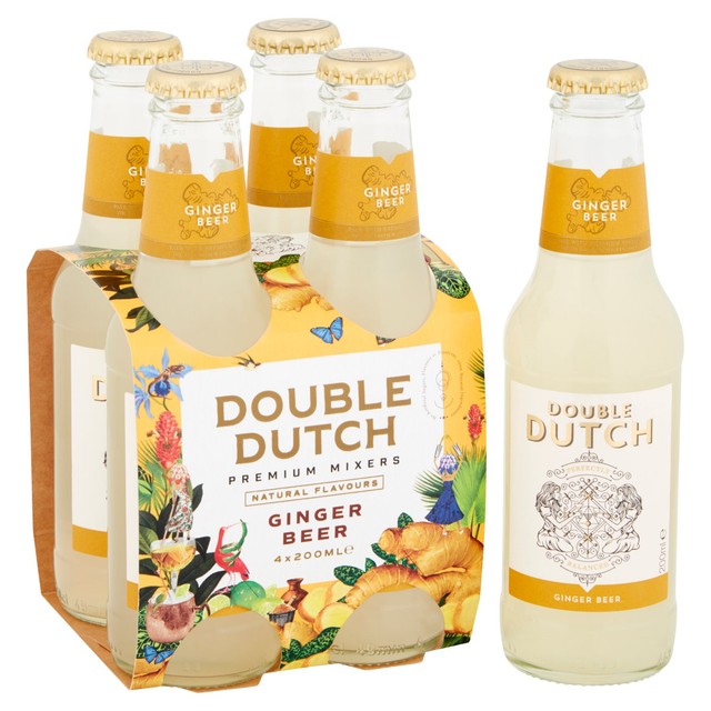 Double Dutch ginger beer 4 x 200ml - British product