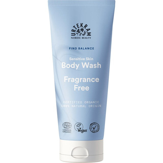 Urtekram organic fragrance free body wash for sensitive skin 200ml (British brand)
