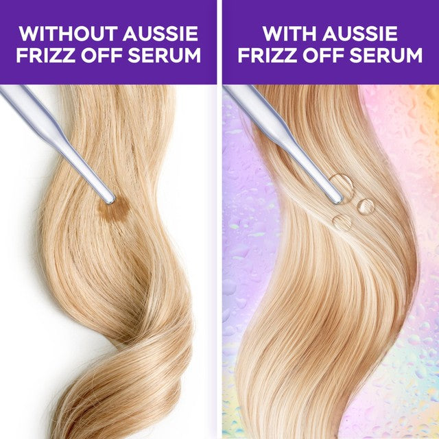 Aussie frizz off anti-frizz leave-in serum, imported from the UK