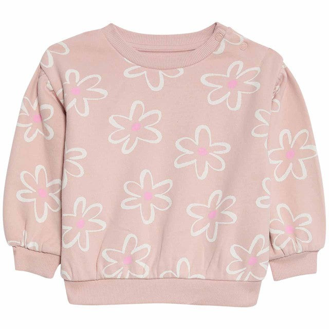 M&S floral baby outfit set pink 9-12 months, imported from the UK