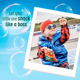 Organix Strawberry Puffcorn toddler snack 40g multipack, imported from the UK