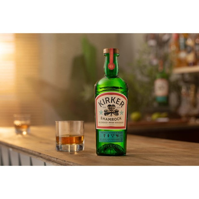 Kirker & Greer Shamrock Irish Whiskey 70cl, UK version