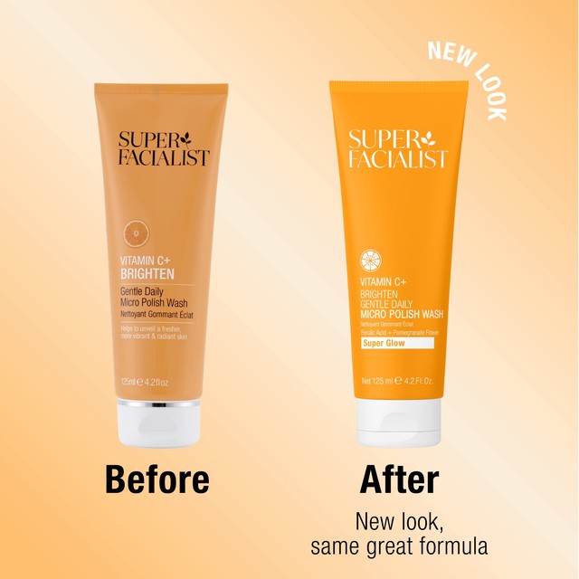 Super Facialist Vitamin C Polishing Face Wash 125ml (British brand)