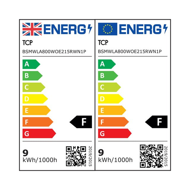 TCP LED colour changing bulb B22 9W remote controlled (British brand)