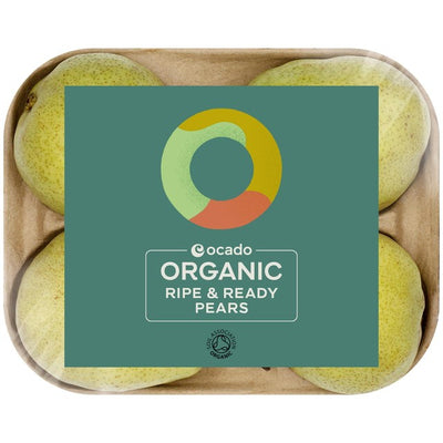 Ocado Bio Reife & Verzehrfertige Birnen Britisches Obst