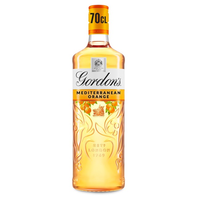 Gordon's Mediterranean Orange Distilled Gin 70cl - British product