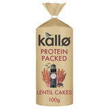 Kallo Protein Packed Lentil Cakes 100g, UK version