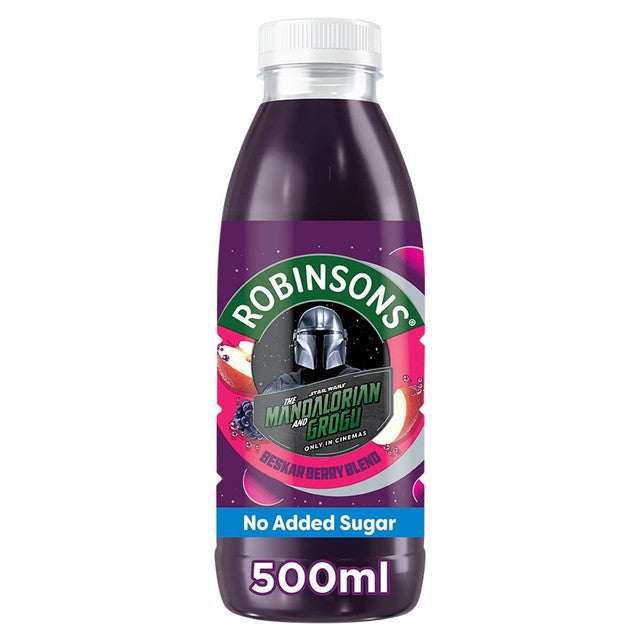 Robinsons limited edition Mandalorian Beskar Berry Blend fruit drink, UK version