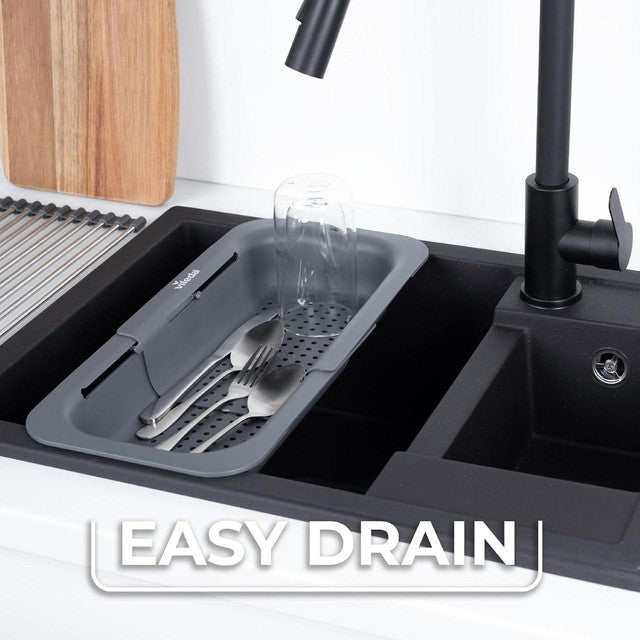 Vileda Sinkside Extending Strainer Grey (British brand)