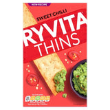 Ryvita Sweet Chilli flatbread crackers 125g, imported from the UK