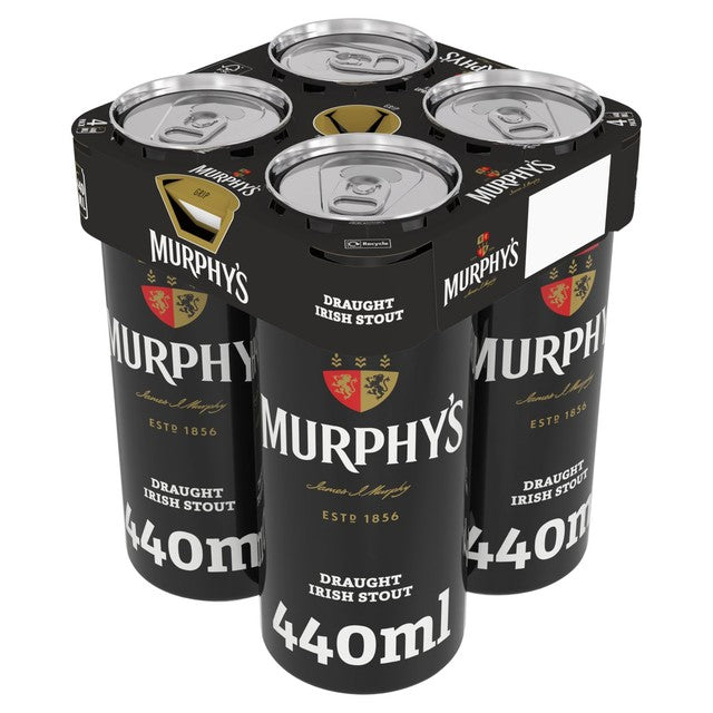 Murphy's Irish stout beer 10 x 440ml cans, imported from the UK