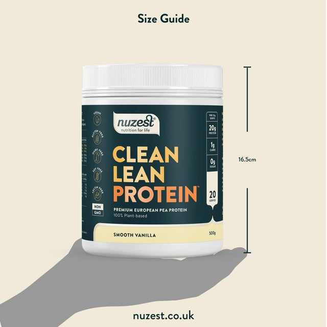 Nuzest smooth vanilla protein powder 500g, imported from the UK