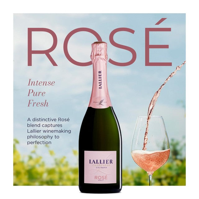 Lallier Champagne Grand Rose 75cl, UK version