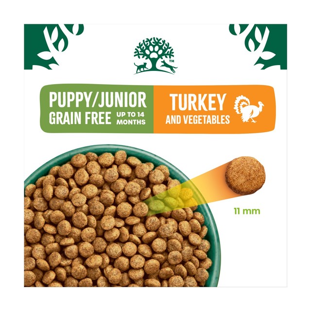 James Wellbeloved puppy grain free turkey dry dog food, imported from the UK