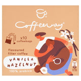 Coffeeway Vanilla Hazelnut coffee bags 10 pack - British product