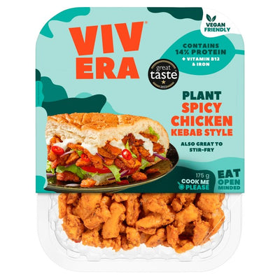 M&S Vivera Plant Spicy Chicken Pieces Plant-Based Alternative 175g- Buy online at McGrocer