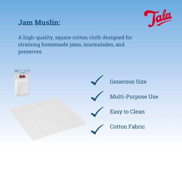 Tala jam muslin 45cm (British brand)