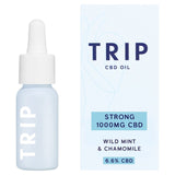 Trip Wild Mint CBD oil bottle, 15ml (British brand)