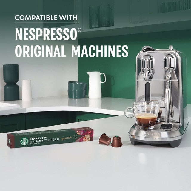 Starbucks Italian Roast coffee capsules 10 pods (British brand)