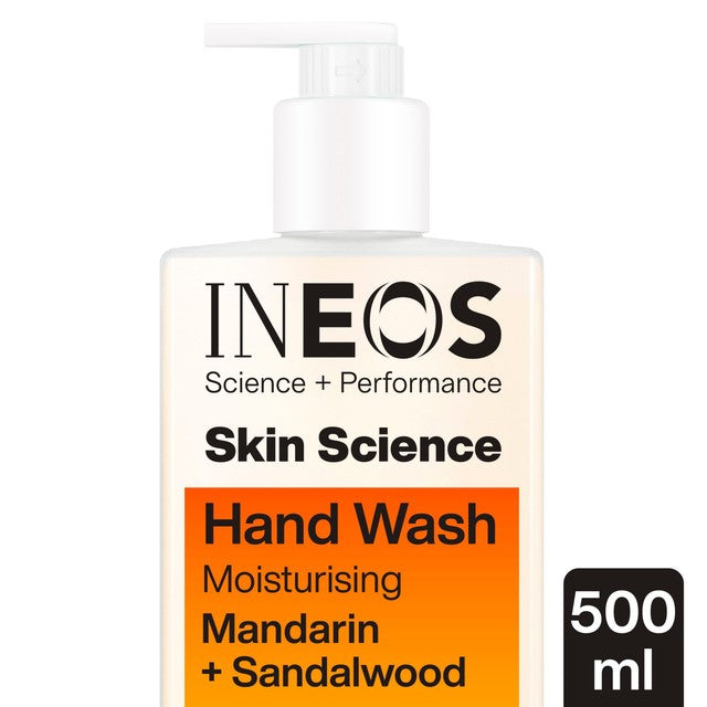 INEOS Mandarin & Sandalwood hand wash 500ml, UK version