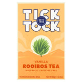Tick Tock Vanilla Rooibos tea bags 40 per pack (British brand)