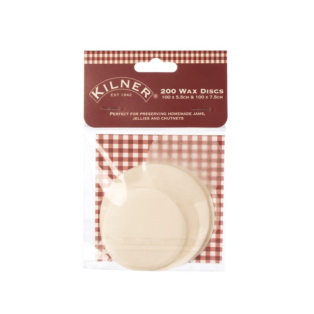 Kilner wax paper discs pack of 200, UK version