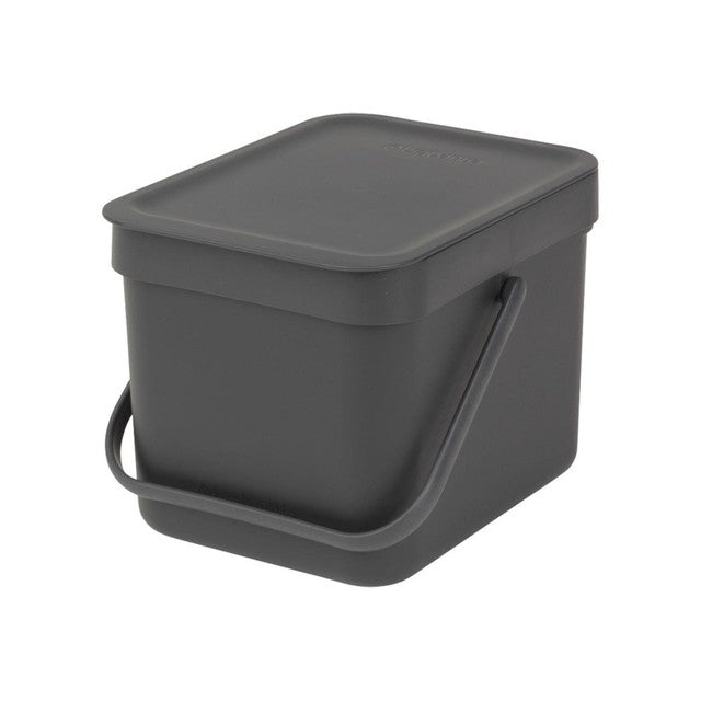 Brabantia compost bin Grey 6 litre - British product