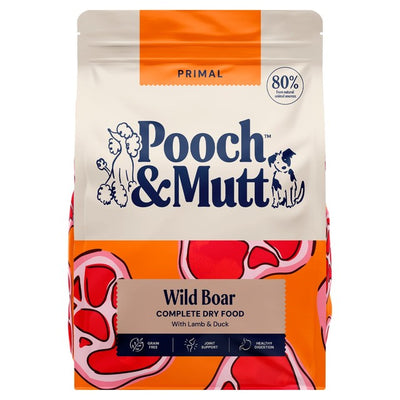 M&S Pooch & Mutt Primal Wild Boar Dry Dog Food 2kg- Buy online at McGrocer