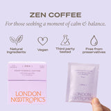 London Nootropics Zen adaptogenic coffee 12 sachets, UK version