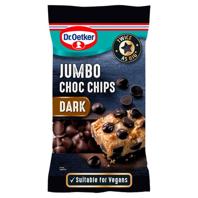 Dr. Oetker Jumbo Zartbitter-Schokoladenchips 125g