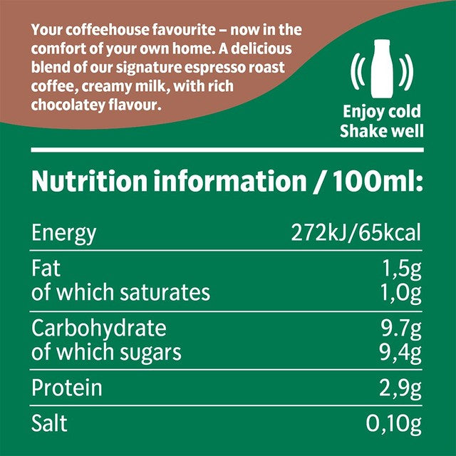 Starbucks Frappuccino Mocha coffee milk drink 700ml (British brand)